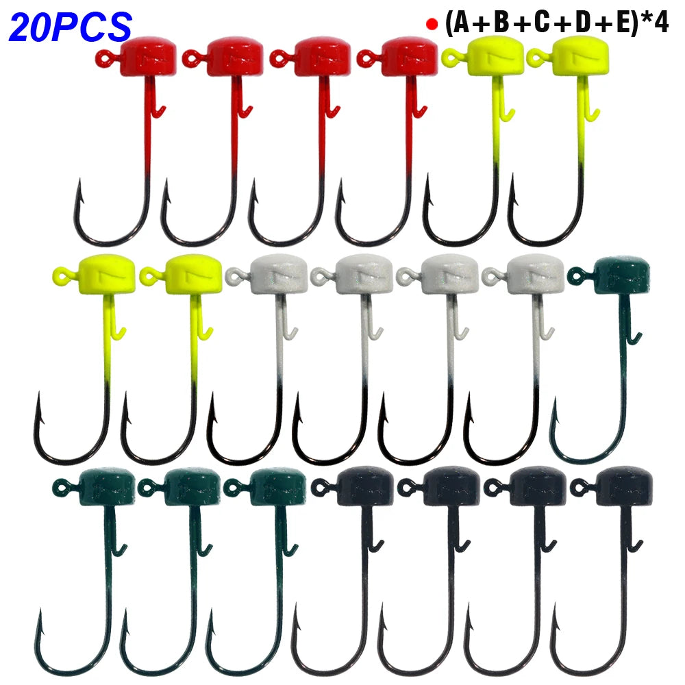 Lakbat Ned Rig Mushroom Jig Heads