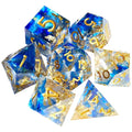 7Pcs Resin Polyhedral Dice Set with Sharp Edges