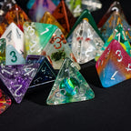 7Pcs Polyhedral Dice Set Random Color