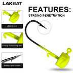 Lakbat Ned Rig Mushroom Jig Heads